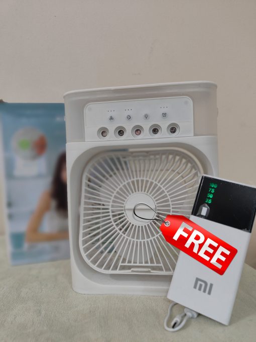 Air Cooler Fan with power bank
